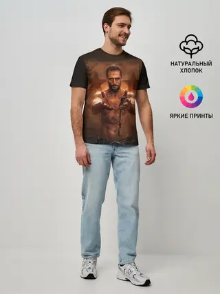 Мужская базовая футболка / Врата Эдема