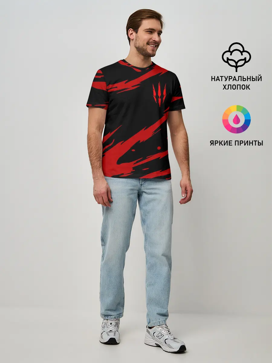 Мужская базовая футболка / Ведьмак