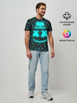 Мужская базовая футболка / MARSHMELLO