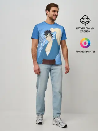 Мужская базовая футболка / Food wars Shokugeki no Soma