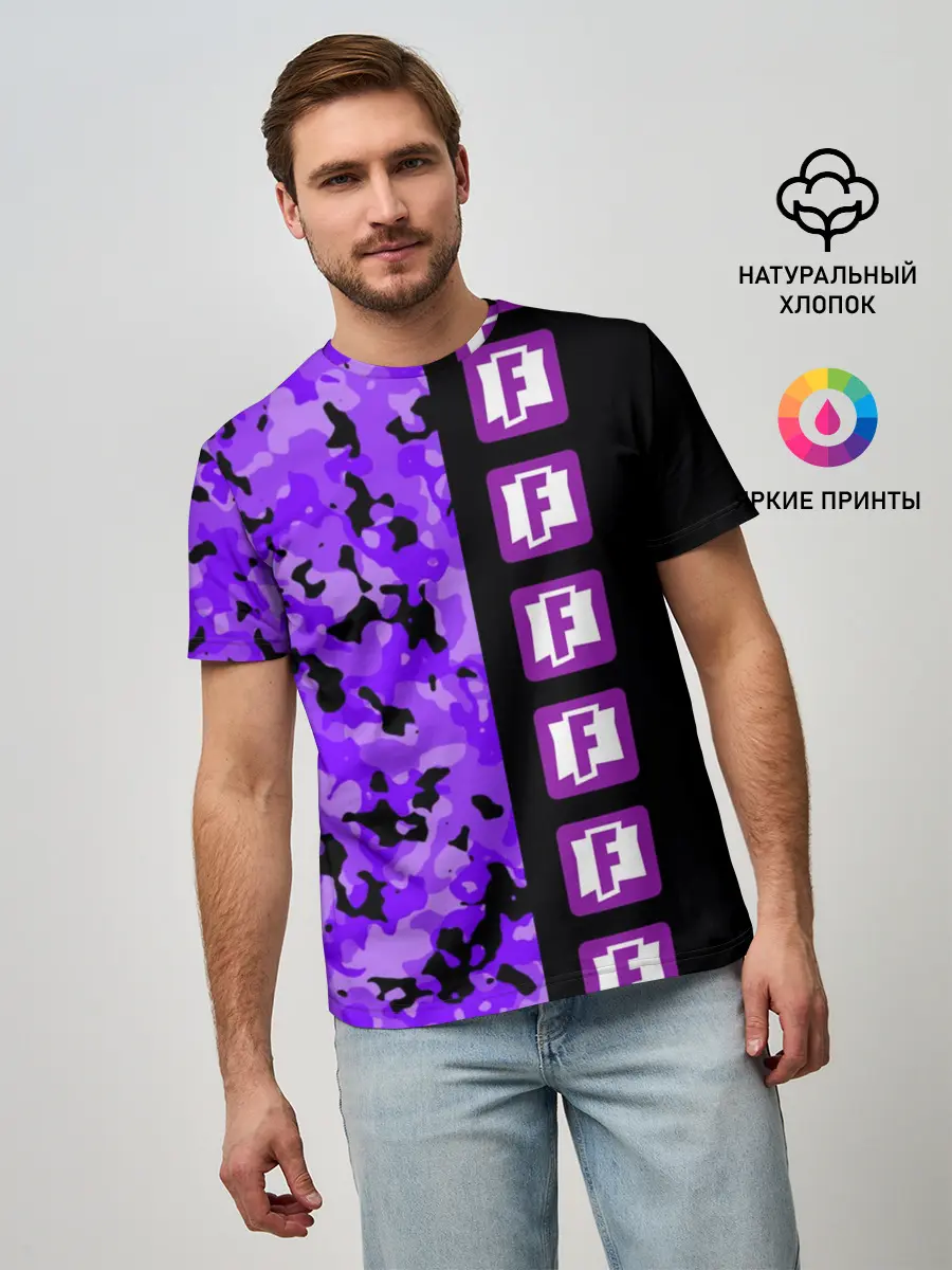 Мужская базовая футболка / Fortnite