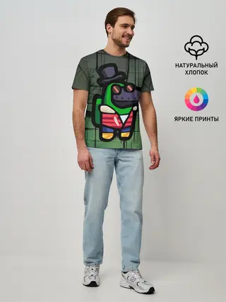 Мужская базовая футболка / Among Us