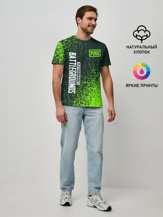 Мужская базовая футболка / PUBG / ПАБГ
