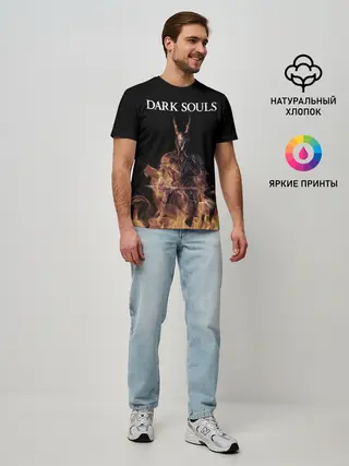 Мужская базовая футболка / Dark Souls