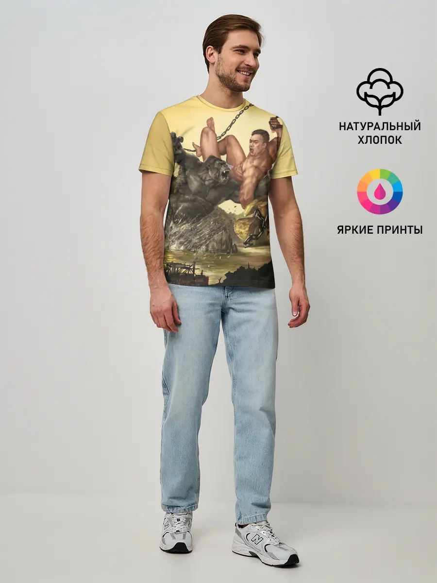 Мужская базовая футболка / Aniki Fight Art