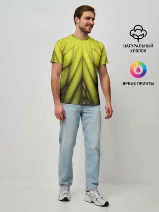 Мужская базовая футболка / Абстракция 535