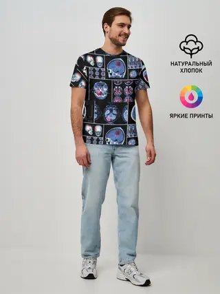 Мужская базовая футболка / неврология