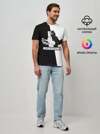 Мужская базовая футболка / МОНОКУМА