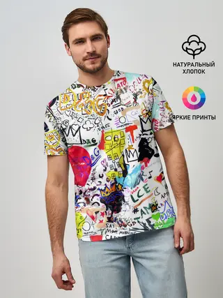 Мужская базовая футболка / DG paint