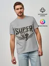 Мужская базовая футболка / Супер движок