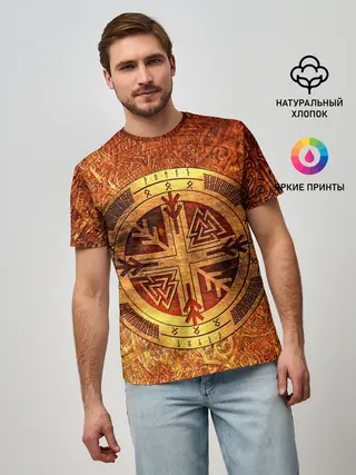 Мужская базовая футболка / Кельтские узоры