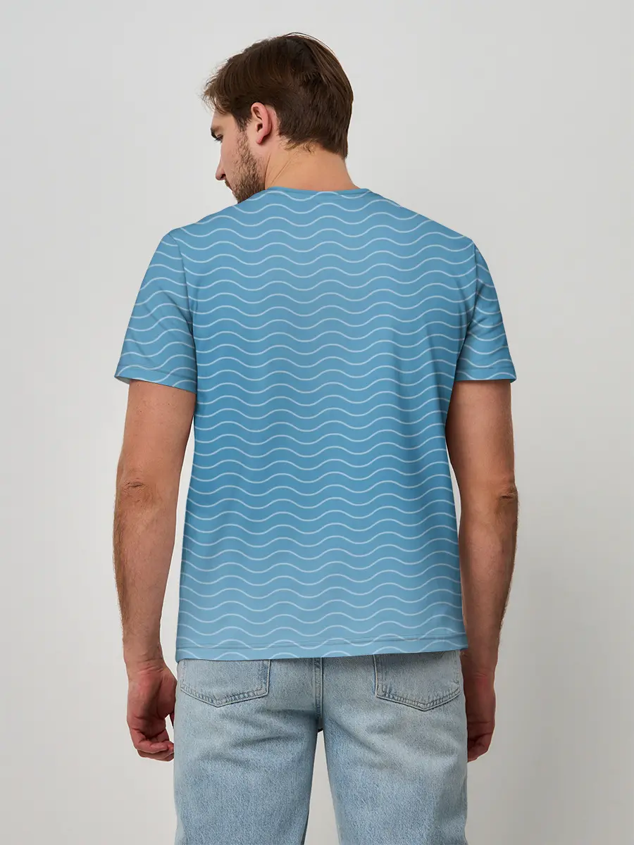 Мужская базовая футболка / Пингвин