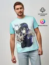 Мужская базовая футболка / Иноске Хашибира Kimetsu no Yaiba