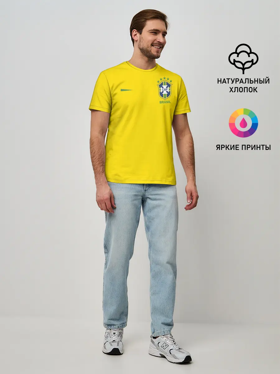 Мужская базовая футболка / Сборная Бразилии