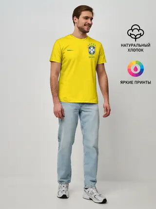 Мужская базовая футболка / Сборная Бразилии