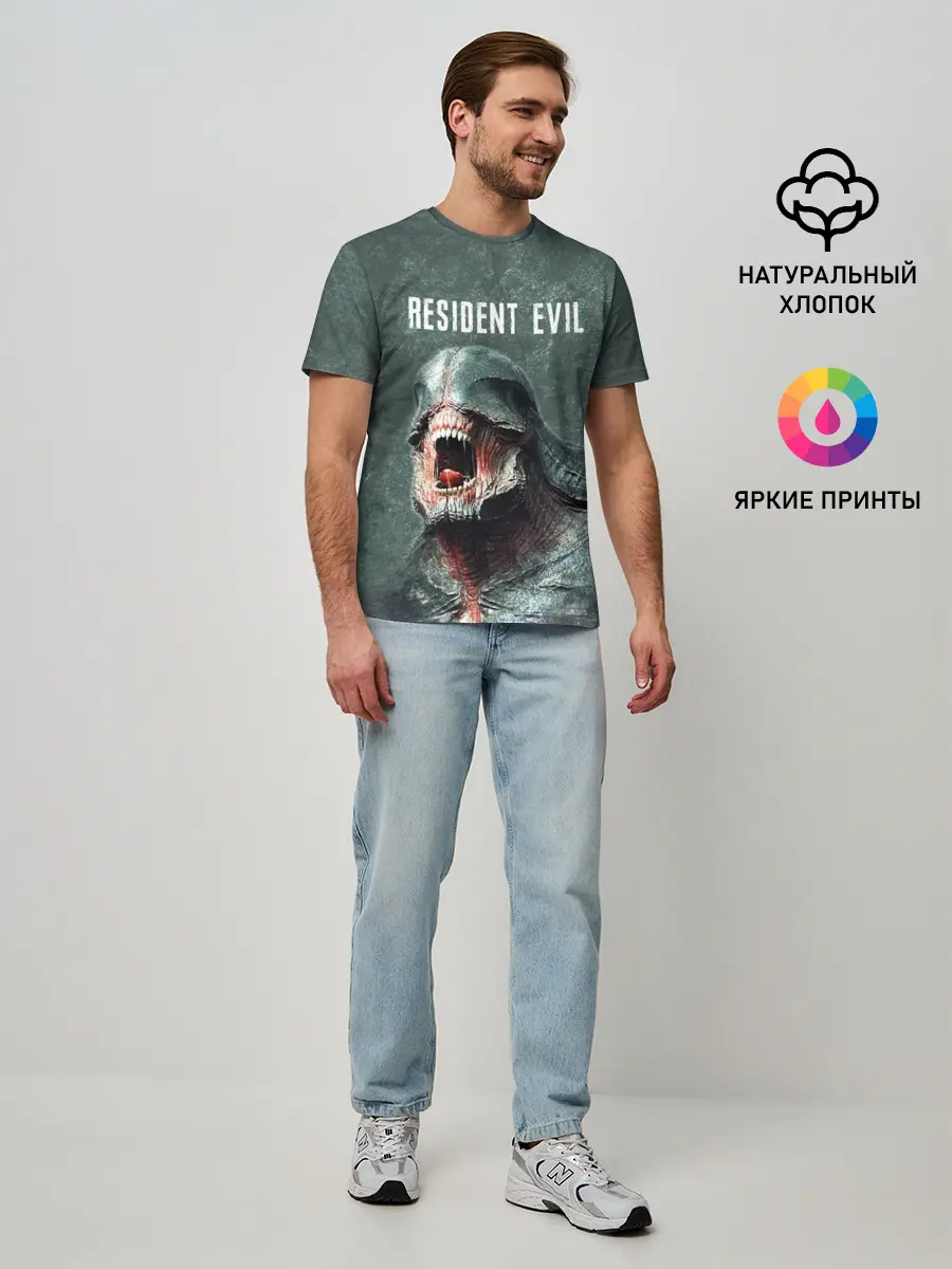 Мужская базовая футболка / RESIDENT EVIL 2 | РЕЗИДЕНТ ЕВИЛ