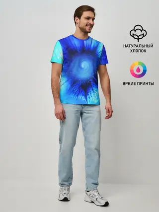 Мужская базовая футболка / КОСМОС