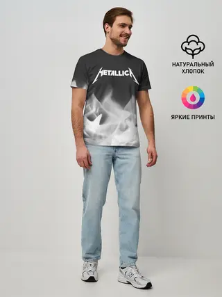 Мужская базовая футболка / METALLICA / МЕТАЛЛИКА