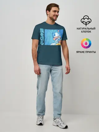 Мужская базовая футболка / Sonic alert