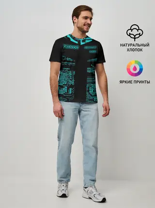 Мужская базовая футболка / Detroit become human