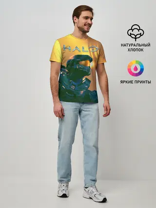 Мужская базовая футболка / Мастер Чиф | Halo