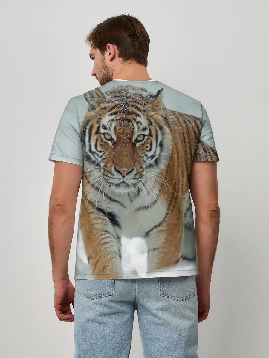 Мужская базовая футболка / Тигр
