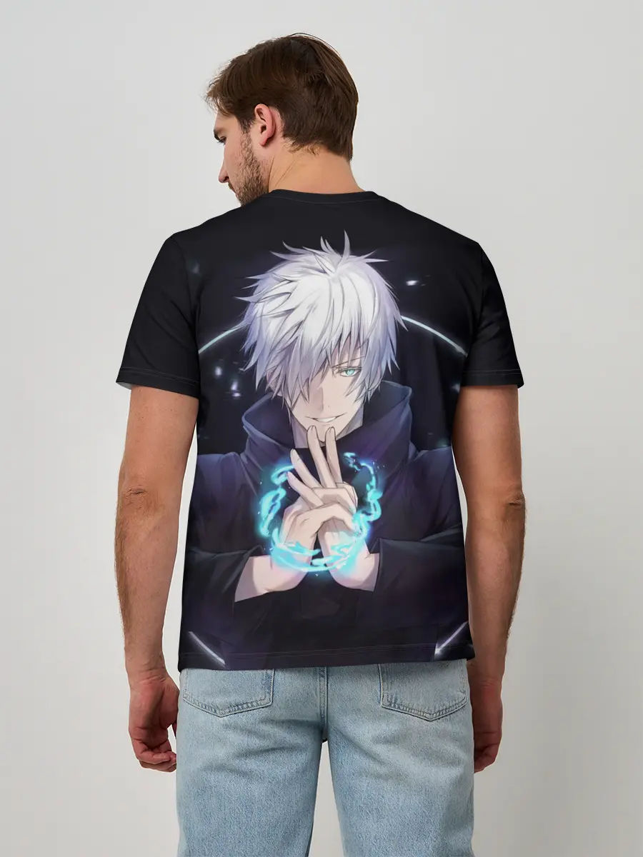 Мужская базовая футболка / ГОДЖО САТОРУ | GOJO SATORU