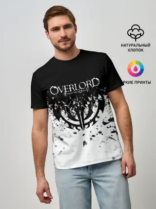 Мужская базовая футболка / горизонт спрей оверлорд