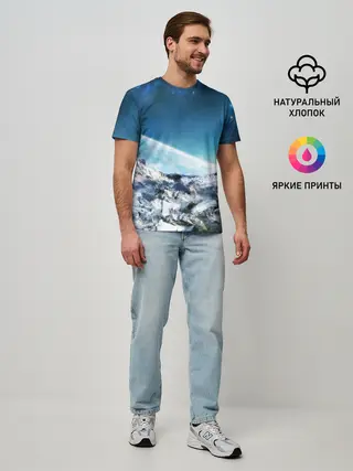 Мужская базовая футболка / Космос