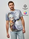 Мужская базовая футболка / GENSHIN IMPACT, РЭЙЗОР
