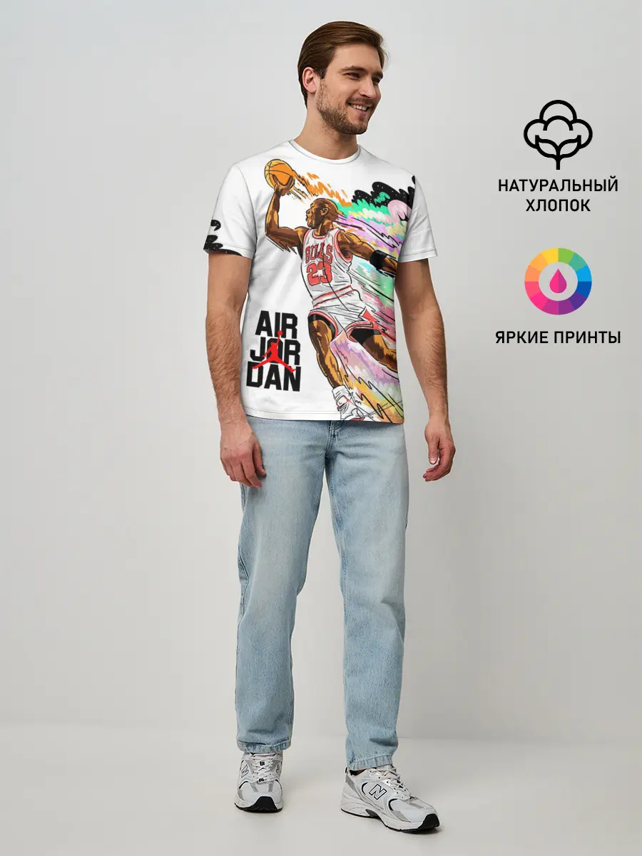 Мужская базовая футболка / МАЙКЛ ДЖОРДАН