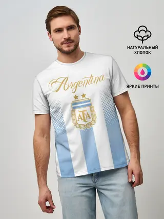 Мужская базовая футболка / Сборная Аргентины