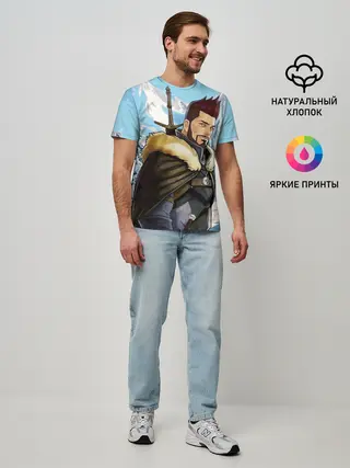 Мужская базовая футболка / Весемир, Ведьмак