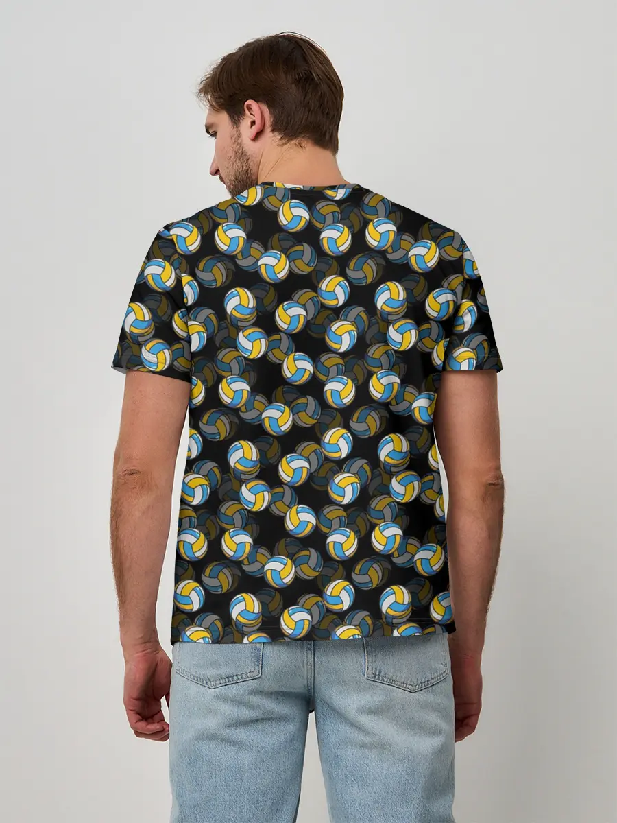 Мужская базовая футболка / Волейбол