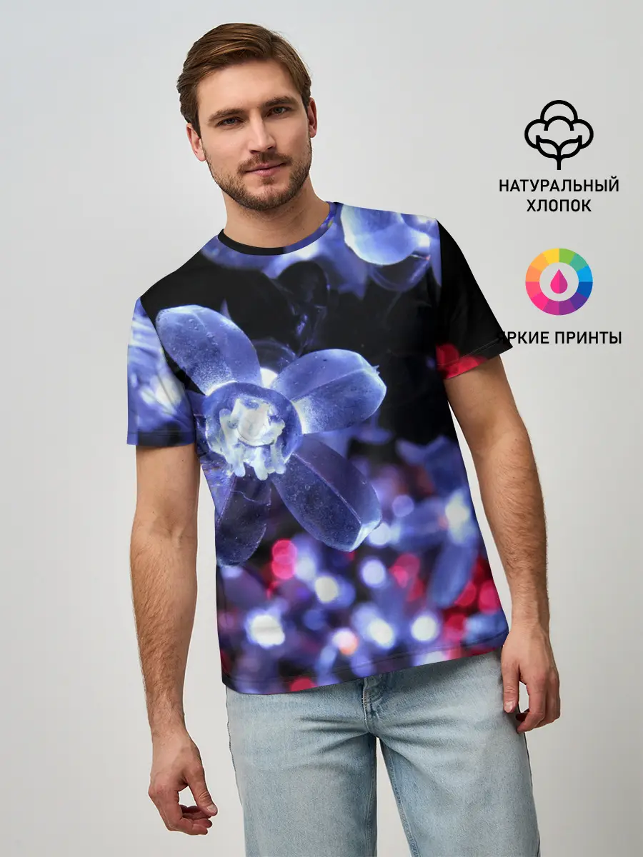 Мужская базовая футболка / Неоновые цвета