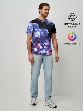 Мужская базовая футболка / Неоновые цвета