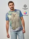 Мужская базовая футболка / Грозовой Котик