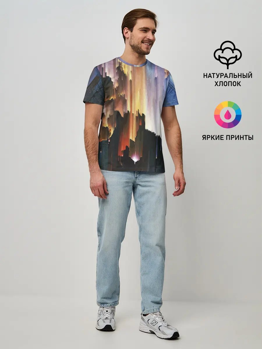 Мужская базовая футболка / Space