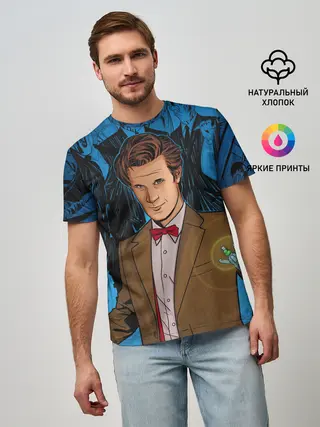 Мужская базовая футболка / Доктор Кто