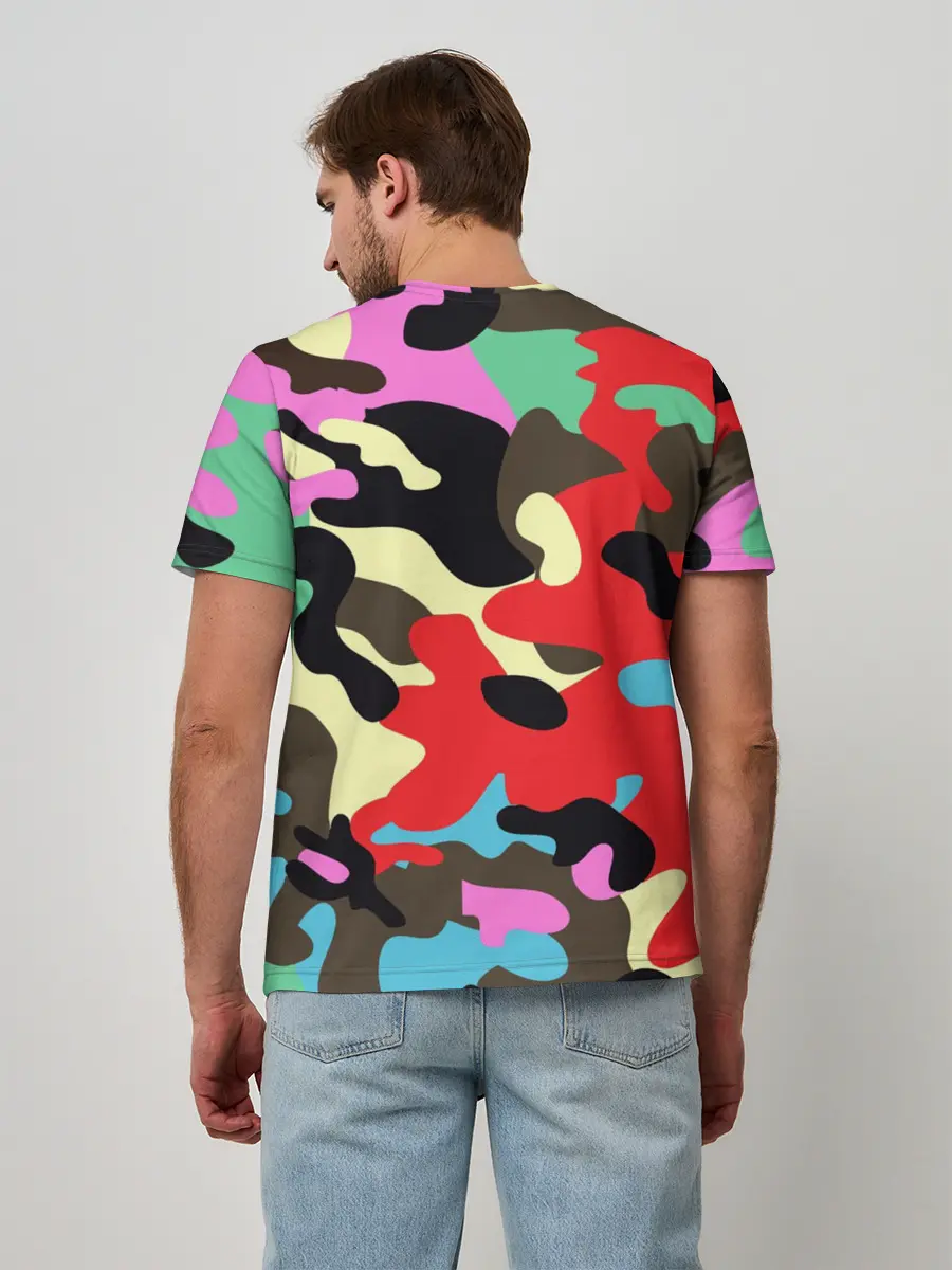 Мужская базовая футболка / Камуфляж