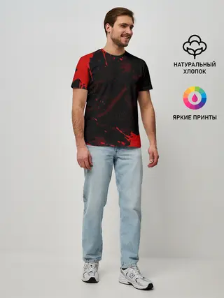 Мужская базовая футболка / LIL PEEP / ЛИЛ ПИП