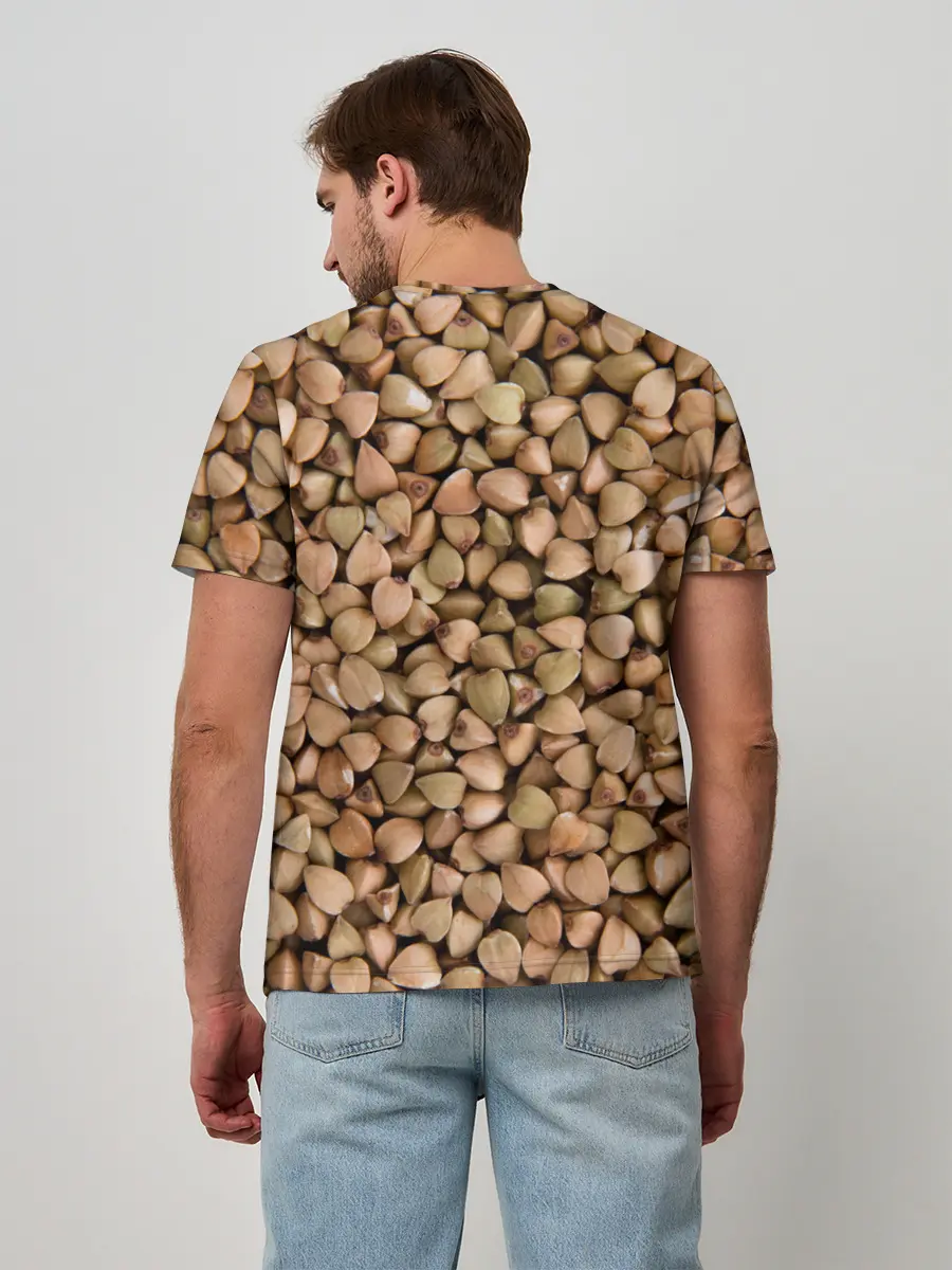 Мужская базовая футболка / Гречка Греча