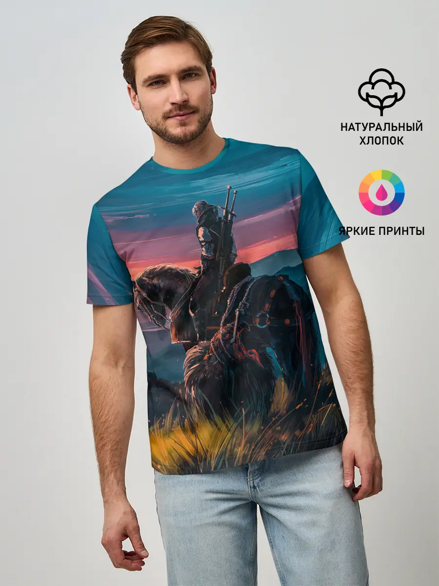 Мужская базовая футболка / The Witcher