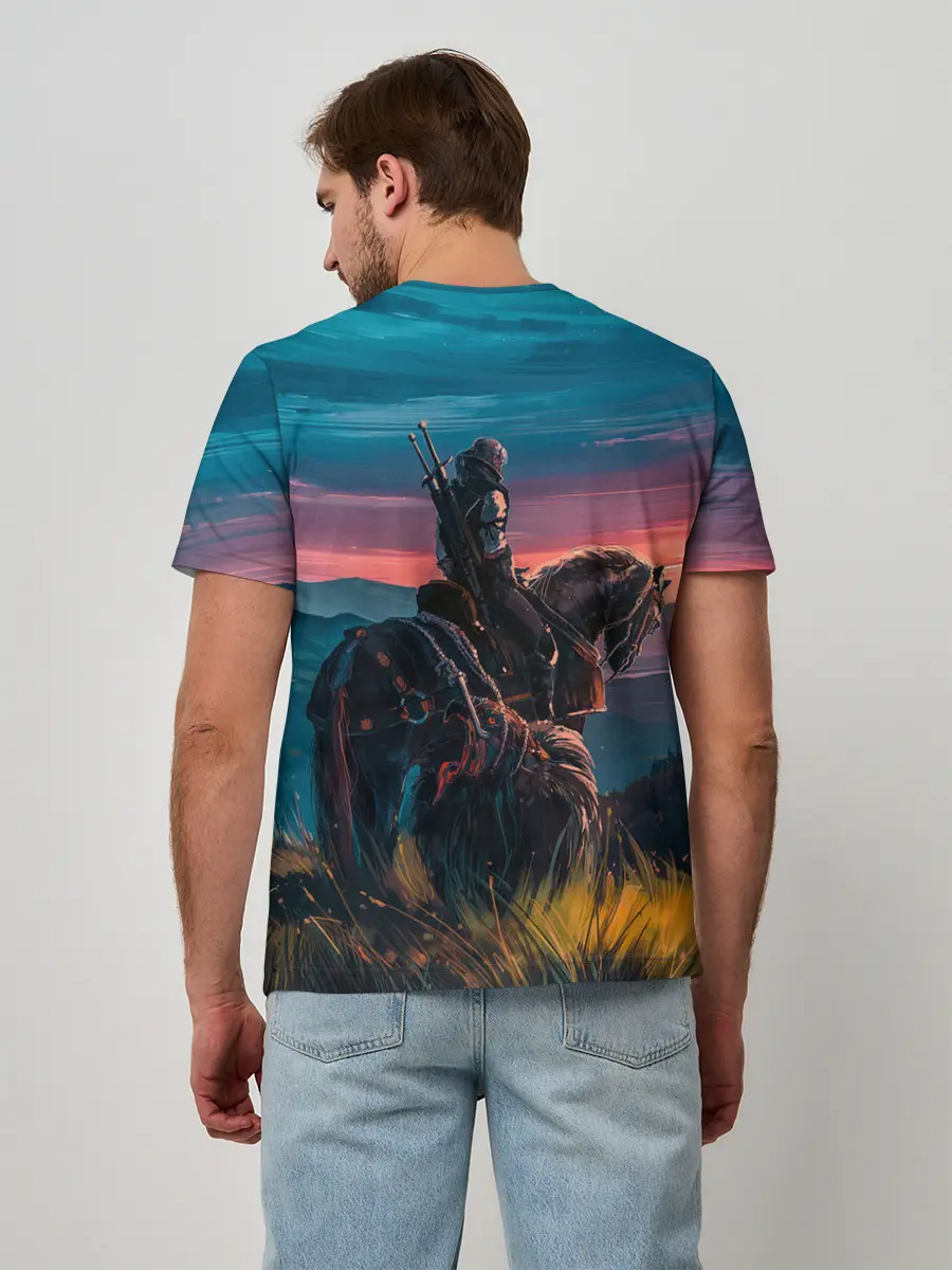Мужская базовая футболка / The Witcher