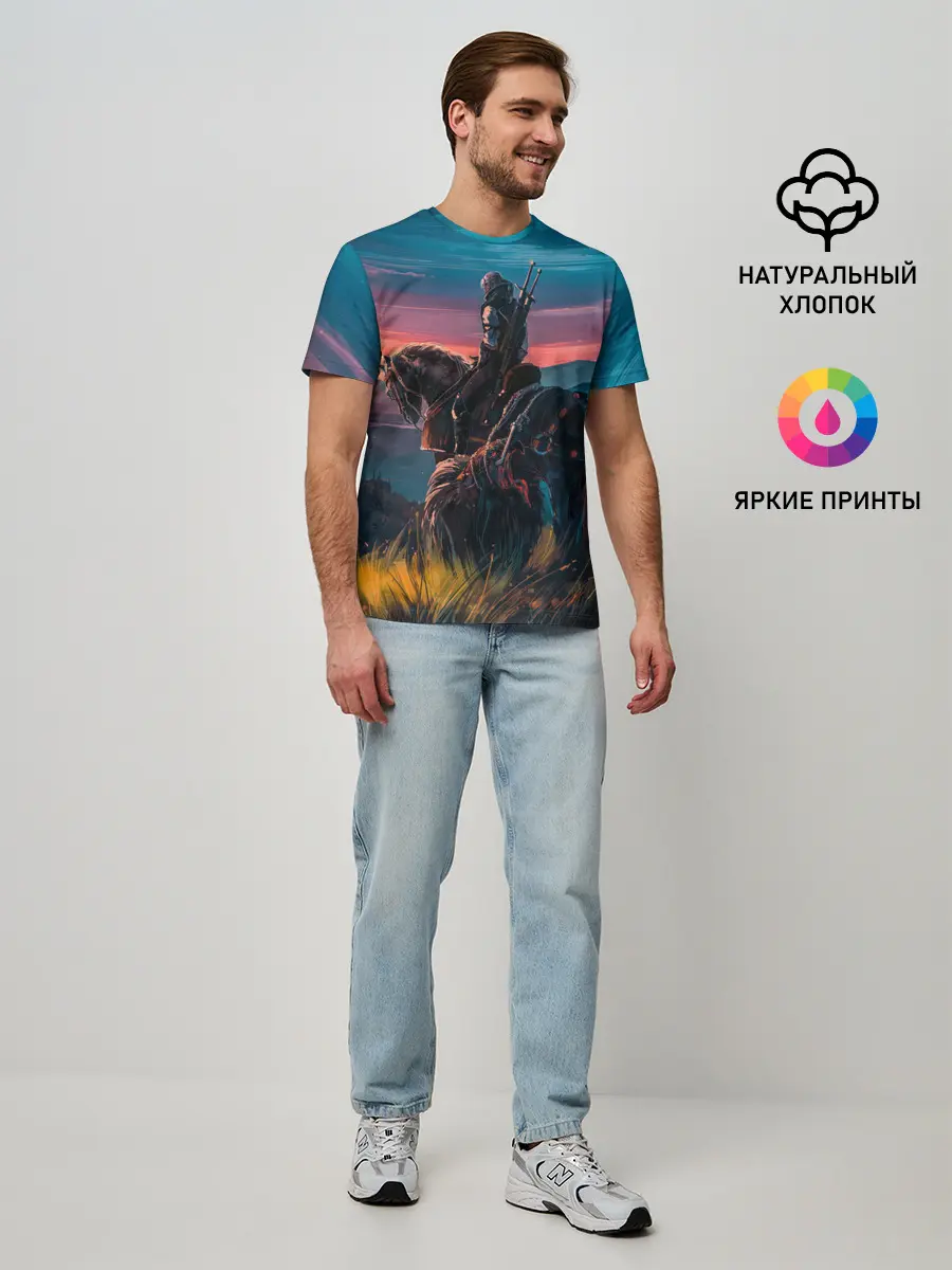 Мужская базовая футболка / The Witcher