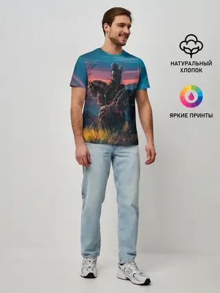 Мужская базовая футболка / The Witcher