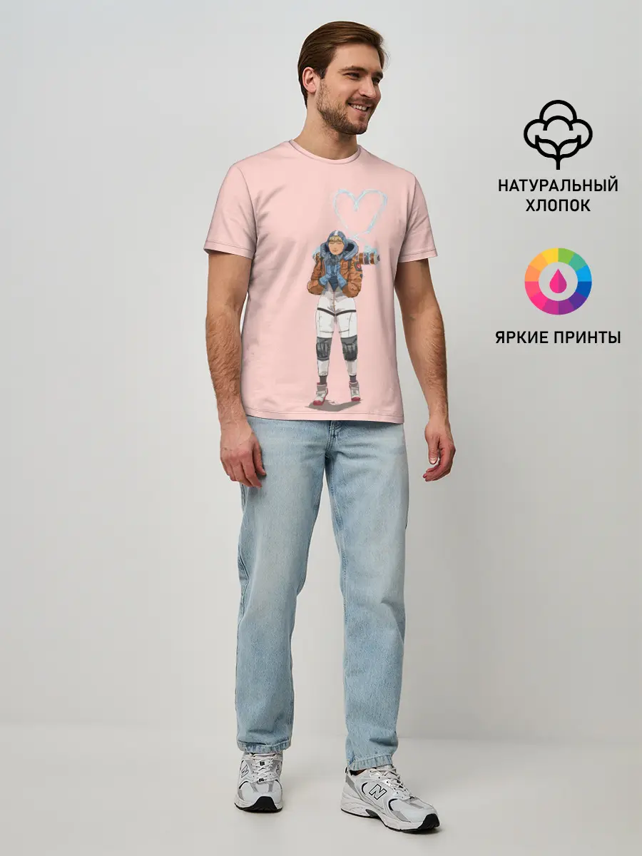 Мужская базовая футболка / Лайфлайн