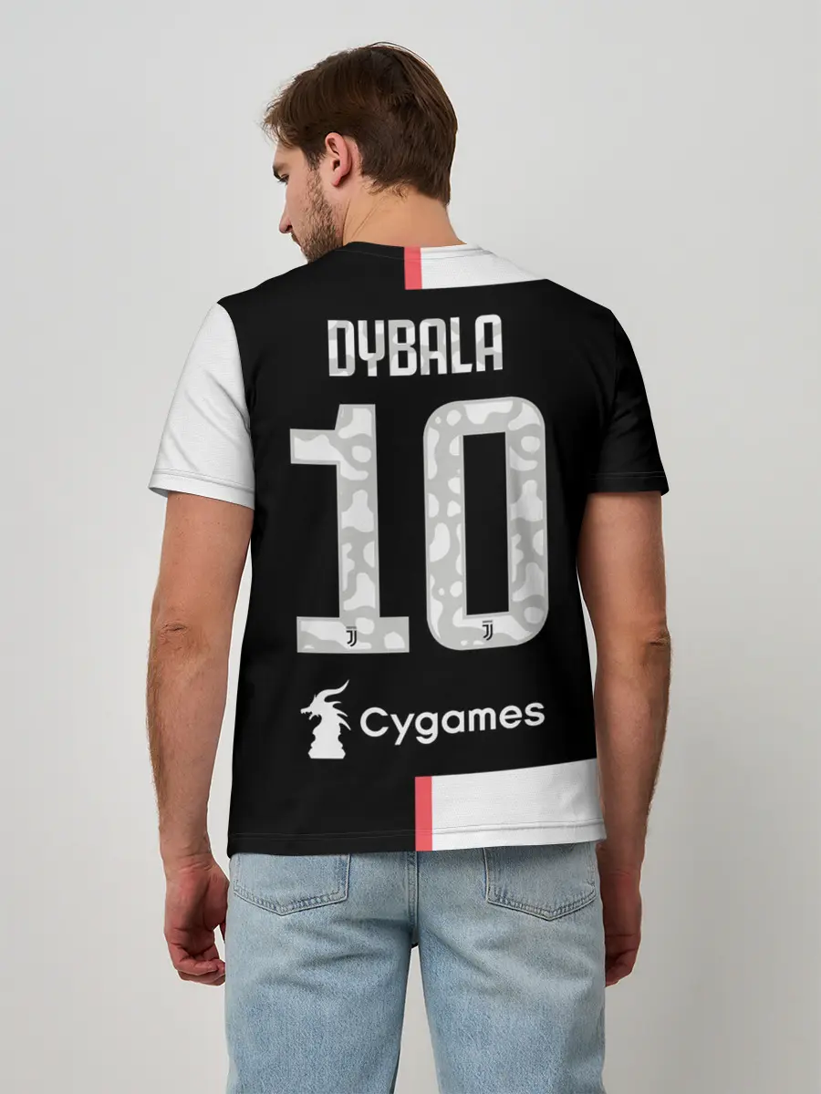 Мужская базовая футболка / Дибала Форма 19/20 Домашняя