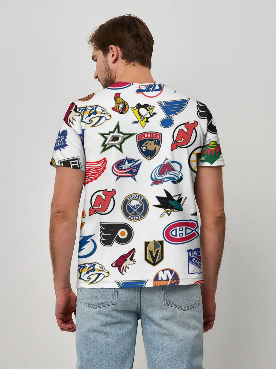 Мужская базовая футболка / NHL PATTERN
