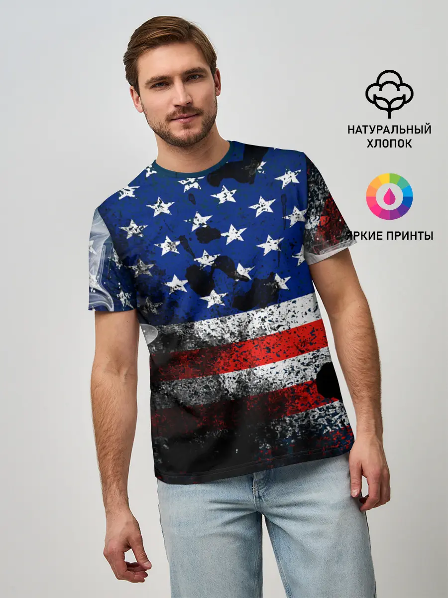 Мужская базовая футболка / США